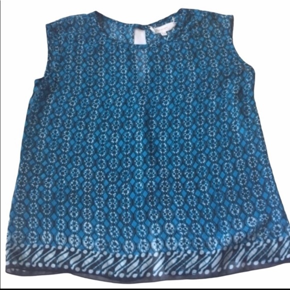 Two Vince Camuto Blouse Blue Size S - Picture 5 of 6